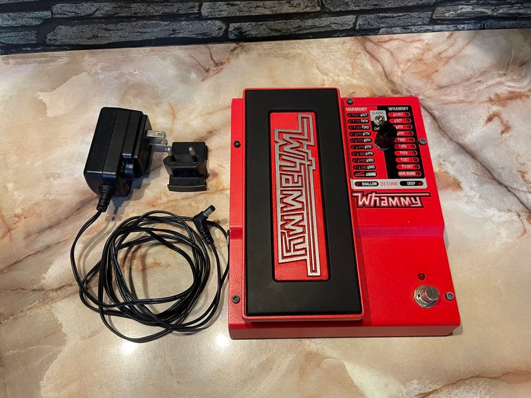Whammy5 DigiTech（ワーミー5 デジテック）専用AC付き Digitech / Whammy 5の使い方や特徴等を解説レビュー。音ヤセしない