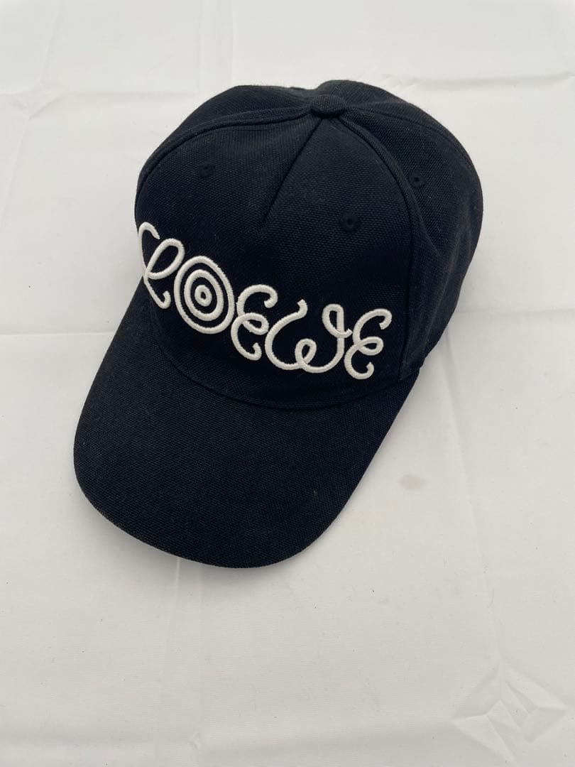 LOEWE ロエベ エンブロイダリー　ベースボールキャップ 黒刺繍ロゴ キャップ 楽天市場】LOEWE ロエベ ベースボールキャップ CAMP CAP K820358X93