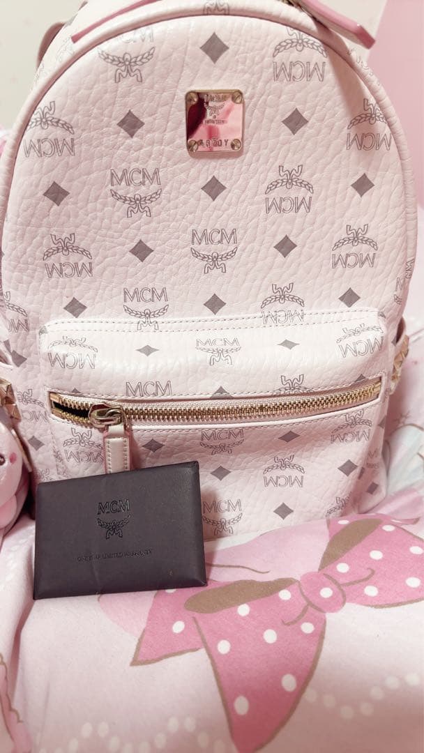 MCM リュック パウダーピンク Smallサイズ MCM パウダーピンク リュック sサイズ リュック パウダーピンク