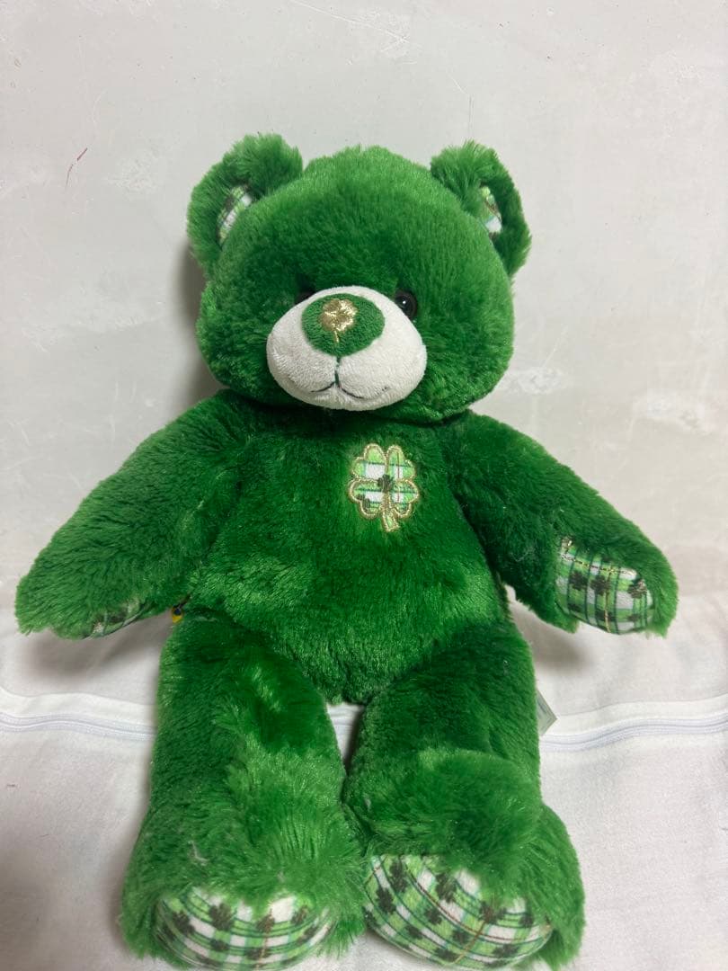 Build-A-Bear Workshop 緑色クマのぬいぐるみ