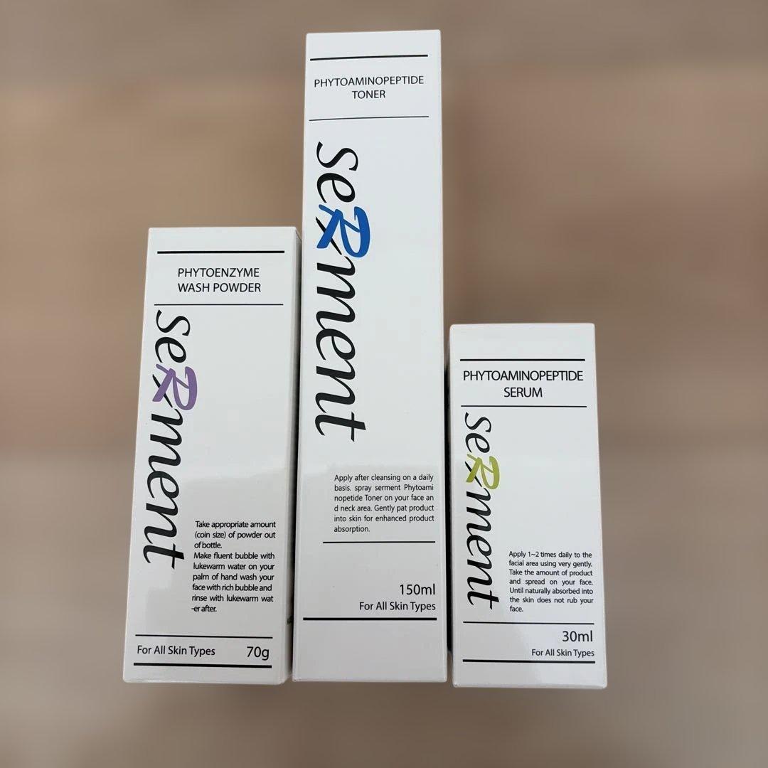 新品未開封　セルマン化粧品　洗顔　トナー　セラム　３点セット