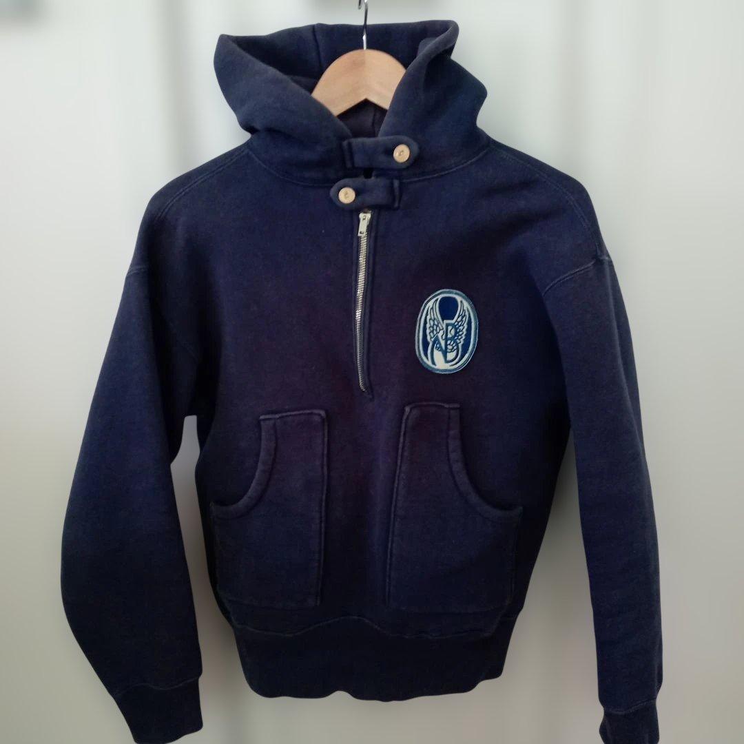 The REAL McCOY'S ハーフ ジップ パーカー リアルマッコイズ - メルカリ