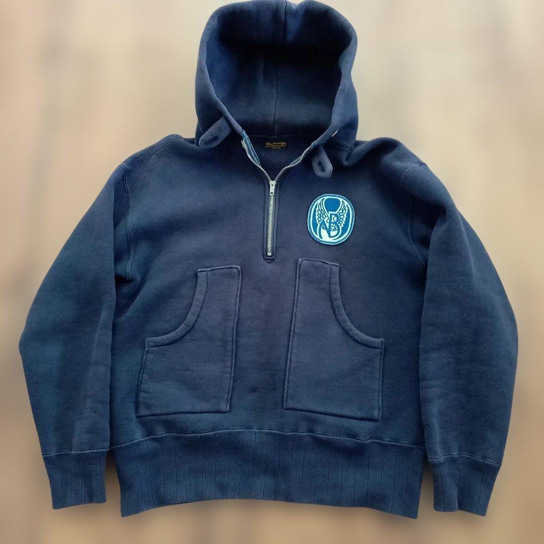 The REAL McCOY'S ハーフ ジップ パーカー リアルマッコイズ - メルカリ