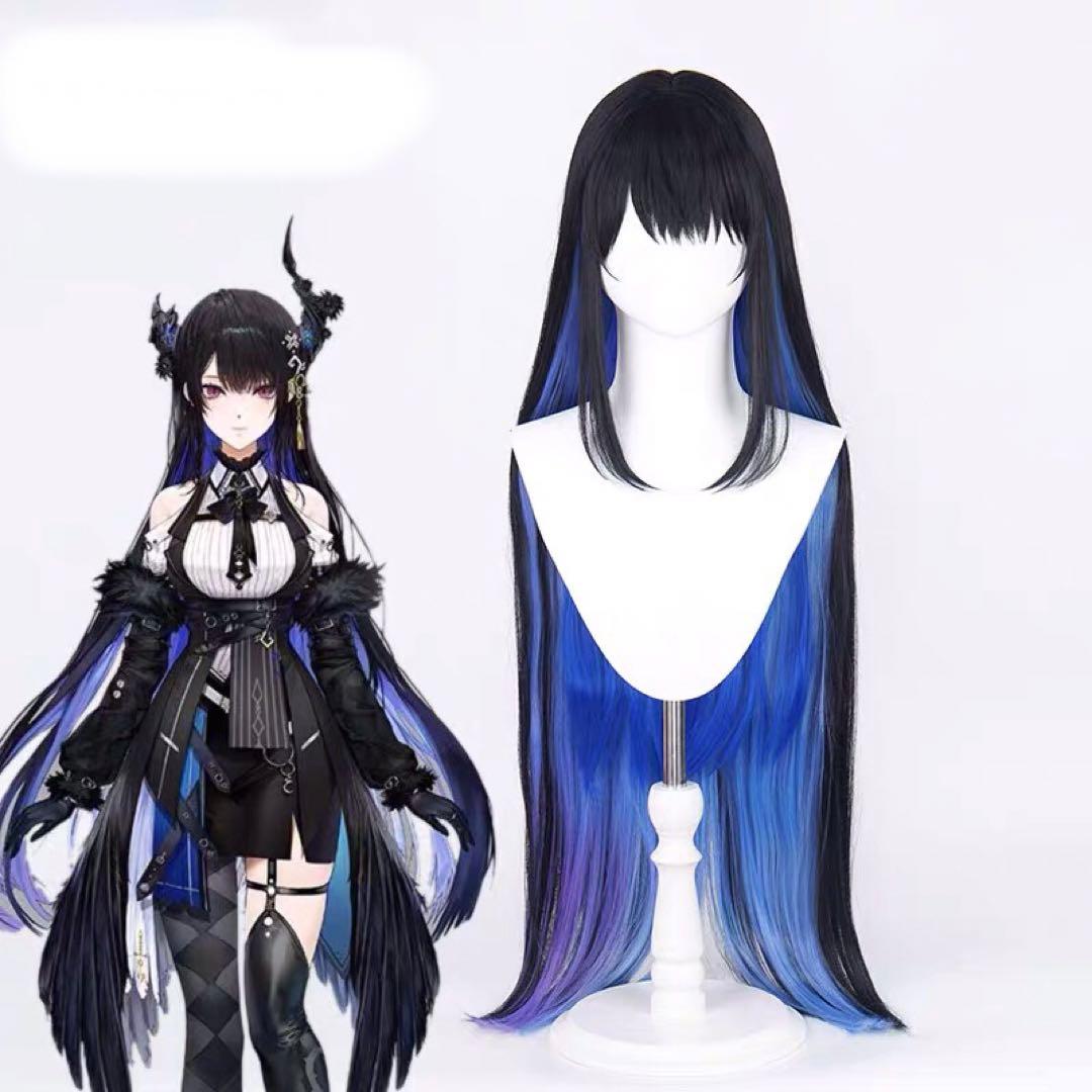 vtuberホロライブ ネリッサ・レイヴンクロフト コスプレ衣装ウィッグ靴