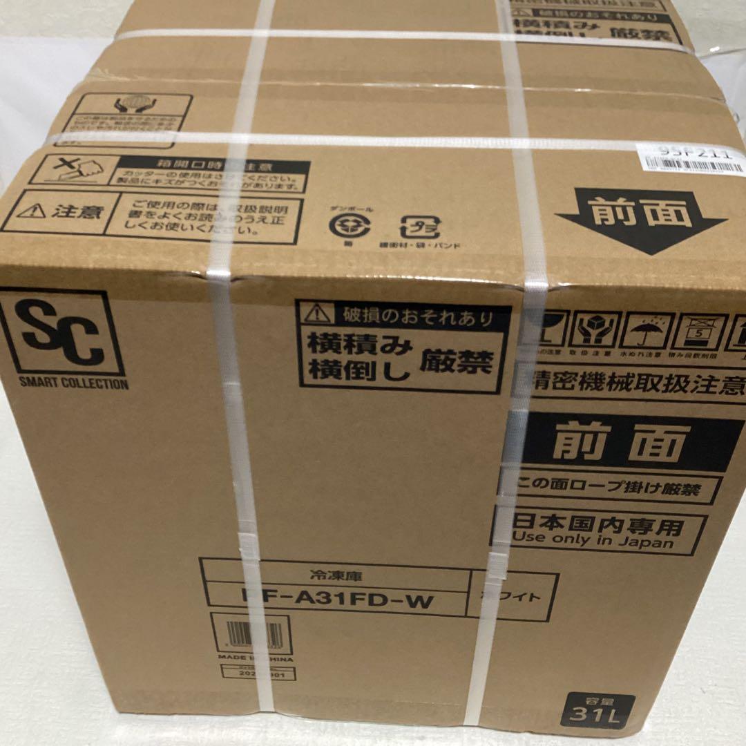 アイリスプラザ 冷凍庫 31L ホワイト PF-A31FD-W 直冷式 1ドア