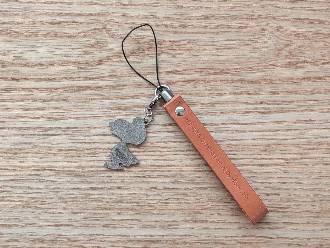 スヌーピータウンショップ10thオールドアートシリーズストラップ