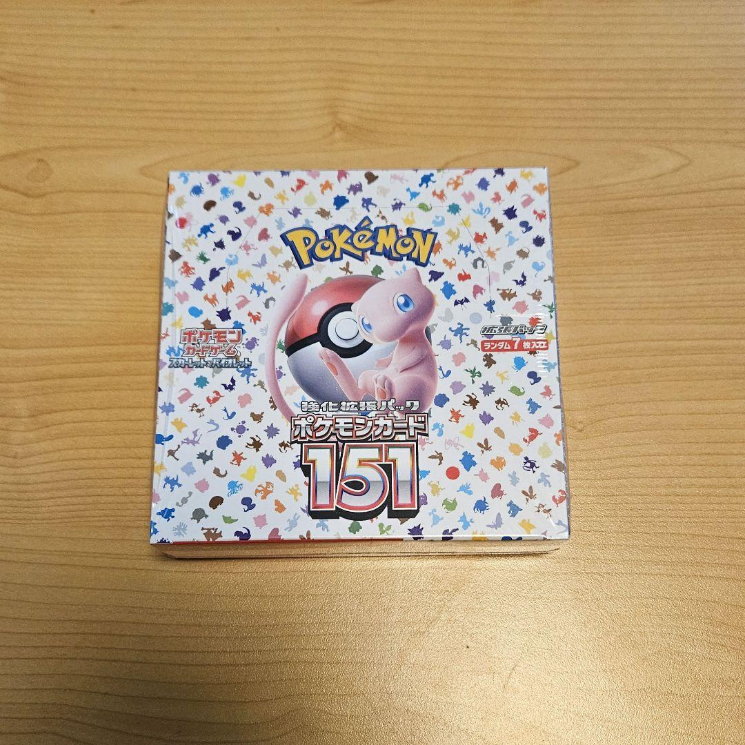 ポケモンカード 151 シュリンク付き 1BOX