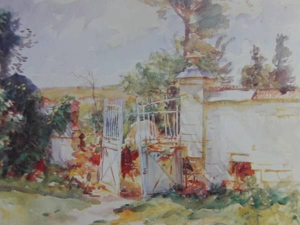 ジョン・シンガー・サージェント、船上の画家の母、希少な額装用画集より