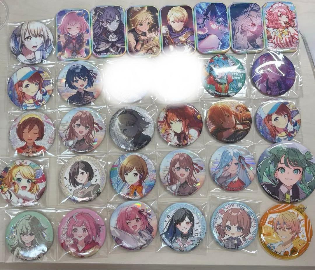 プロセカ　プロジェクトセカイ　缶バッジ　まとめ売り