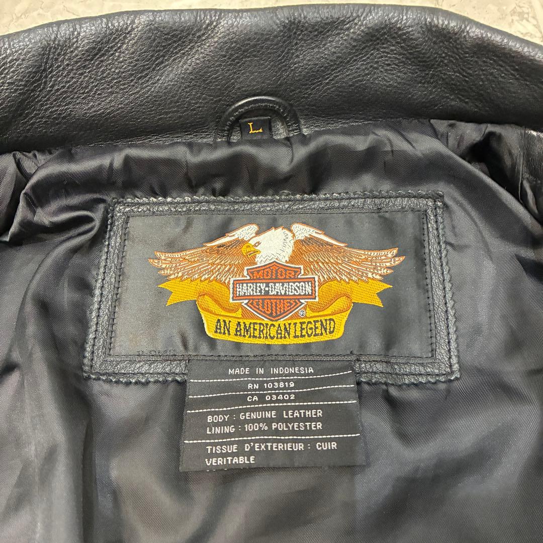 s*i様 Harley-Davidson レザージャケット ファイヤーパターン - メルカリ