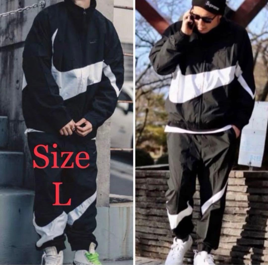 新品] ナイキ ビッグ スウッシュ 上下 ウーブン セットアップ - メルカリ