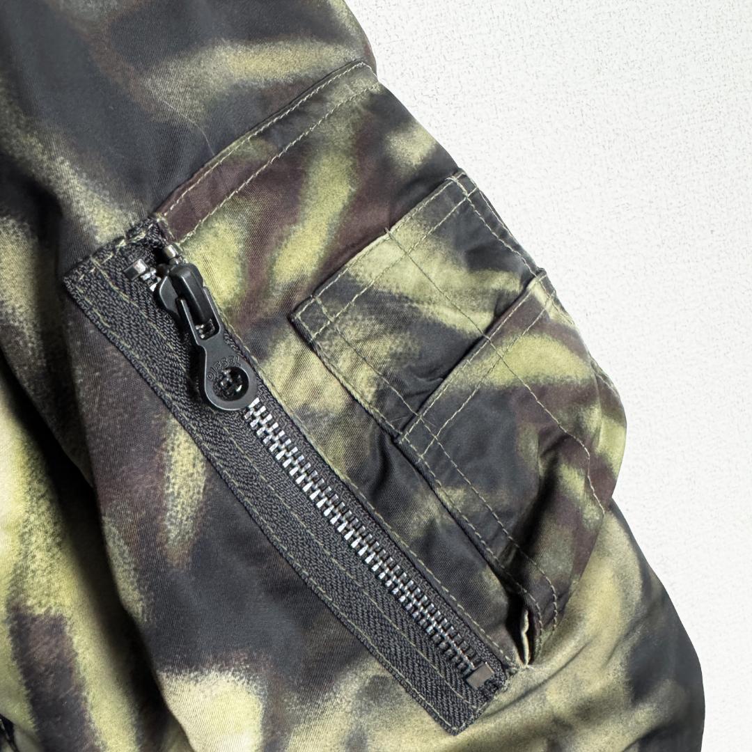 新品☆ゼブラ柄☆高価モデル】ディーゼル ボンバージャケット 希少