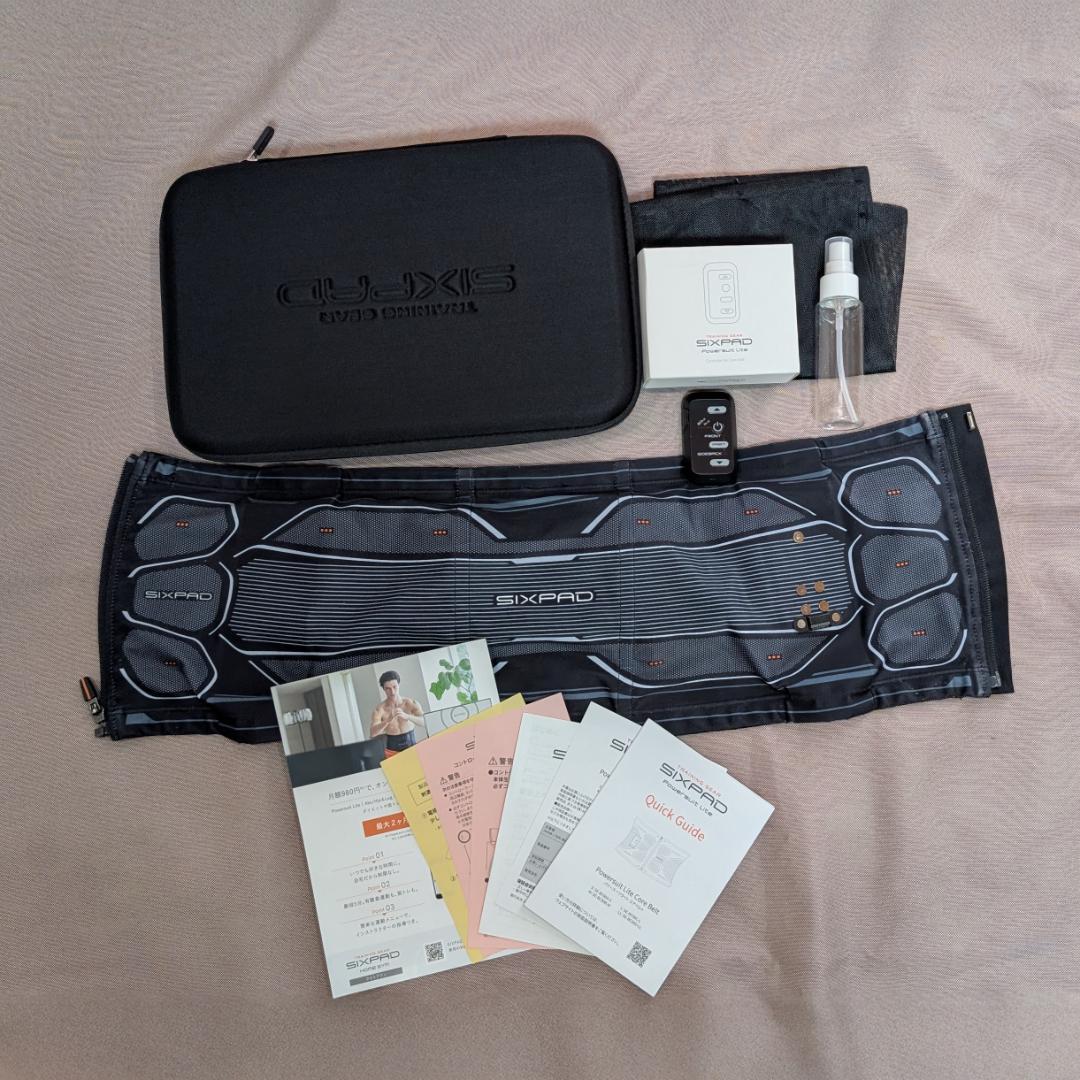 SIXPAD 正規品 パワースーツライト コアベルト（腹筋トレーニング）