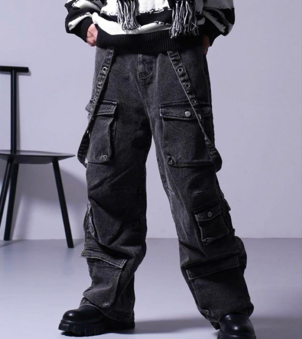 ルーズデニムカーゴ coco⬛︎ディーゼルDIESEL デニム カーゴパンツ