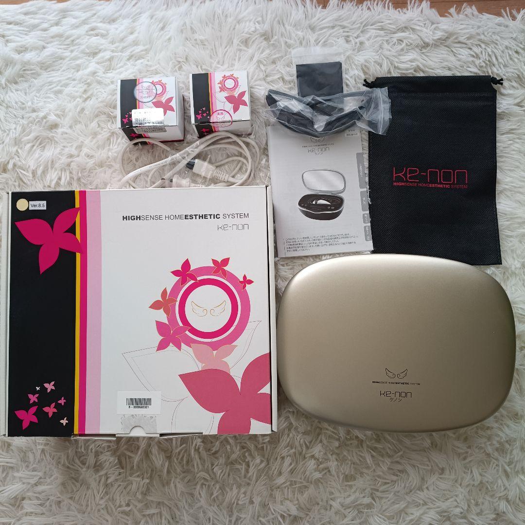 【動作確認済・消毒済】ケノン Ver.8.5 家庭用脱毛器 シャンパンゴールド ケノン 脱毛器 Ver.8.5J (シャンパンゴールド) - メルカリ