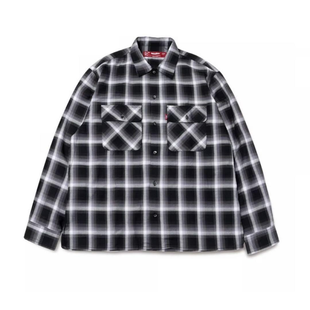 HIDE AND SEEK Ombre Check L/S Shirt L - メルカリ