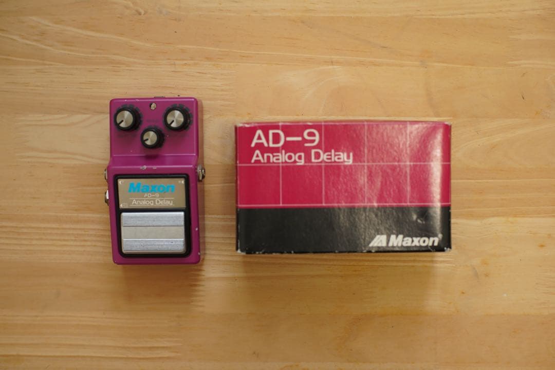 Maxon AD-9 アナログディレイ 希少 黒ラベル