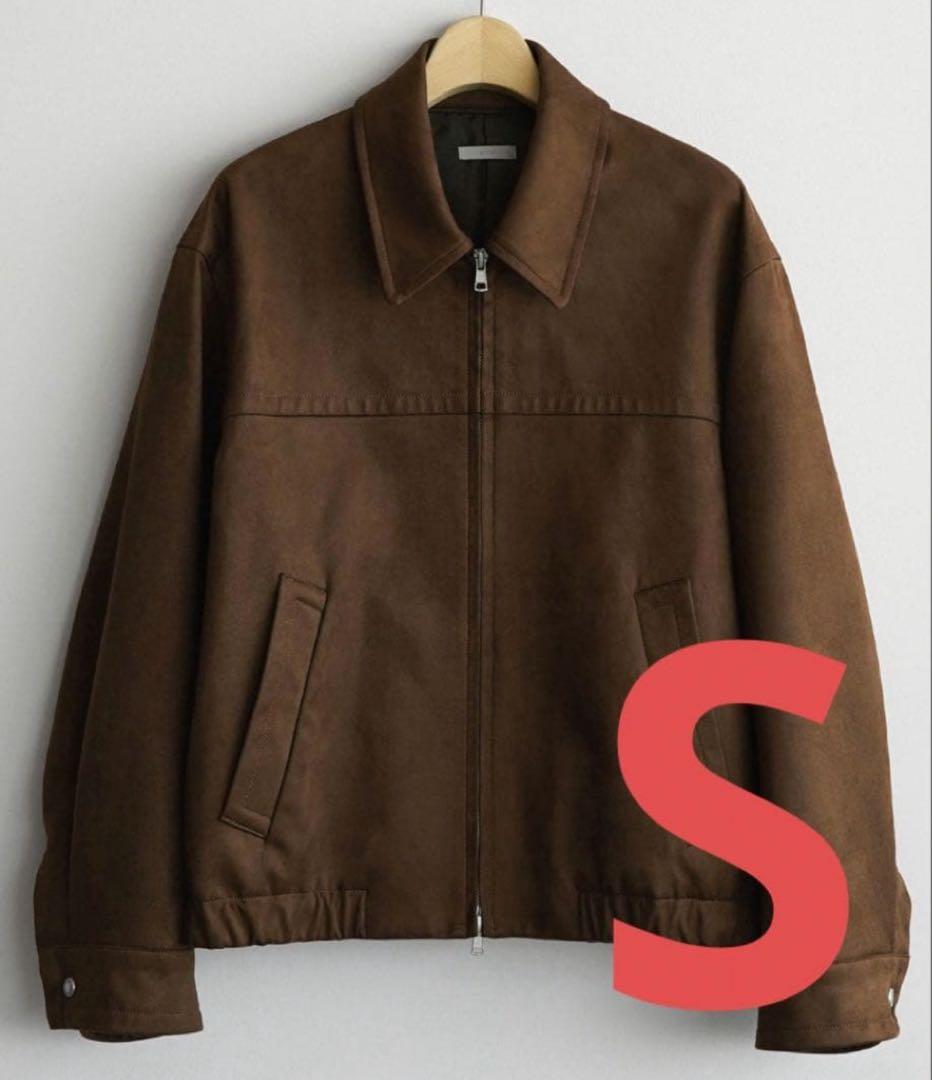 ARTIFICIAL GRAIN FAUX SUEDE ZIP BLOUSON - メルカリ