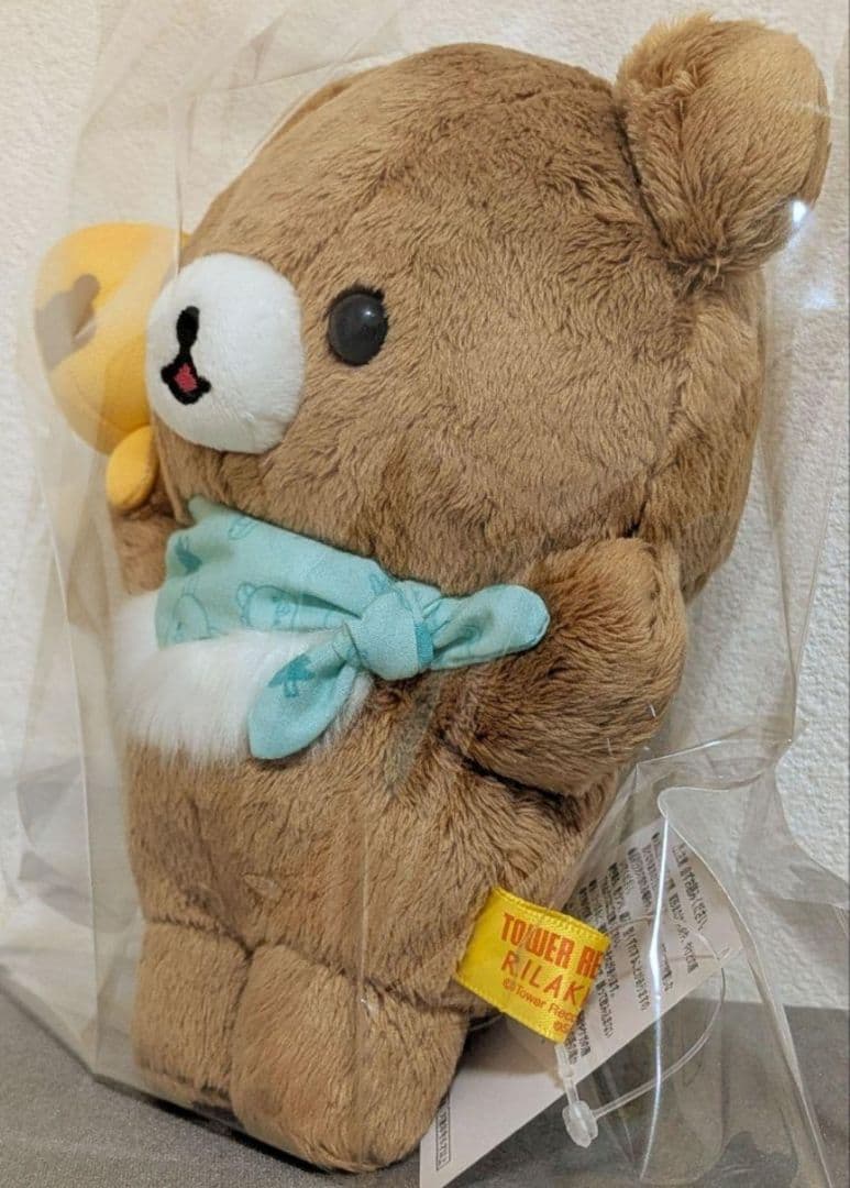 リラックマ✕TOWER RECORDS/限定コラボぬいぐるみ/チャイロイコグマ