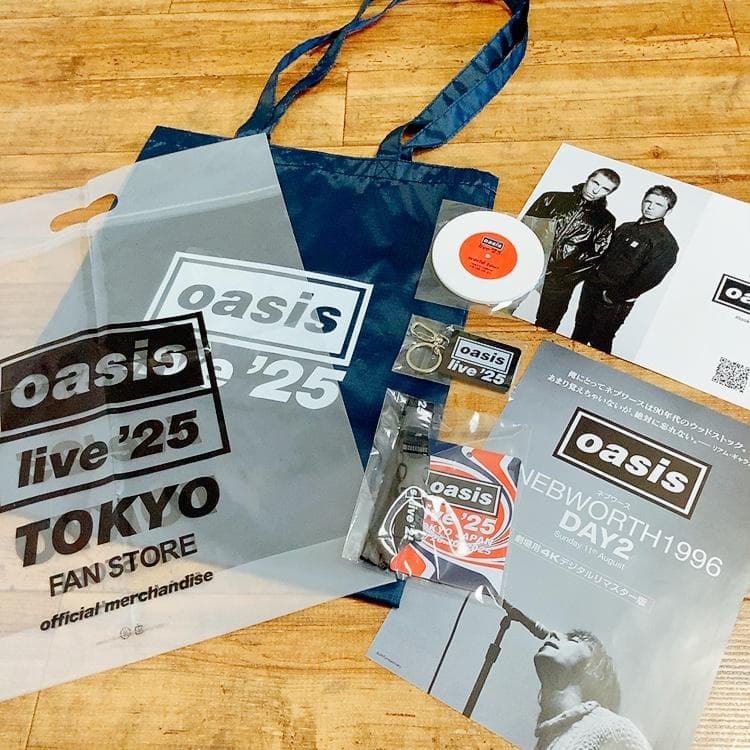 OASIS オアシス 来日公演 VIP特典グッズ＆限定ショッパー&パンフレット