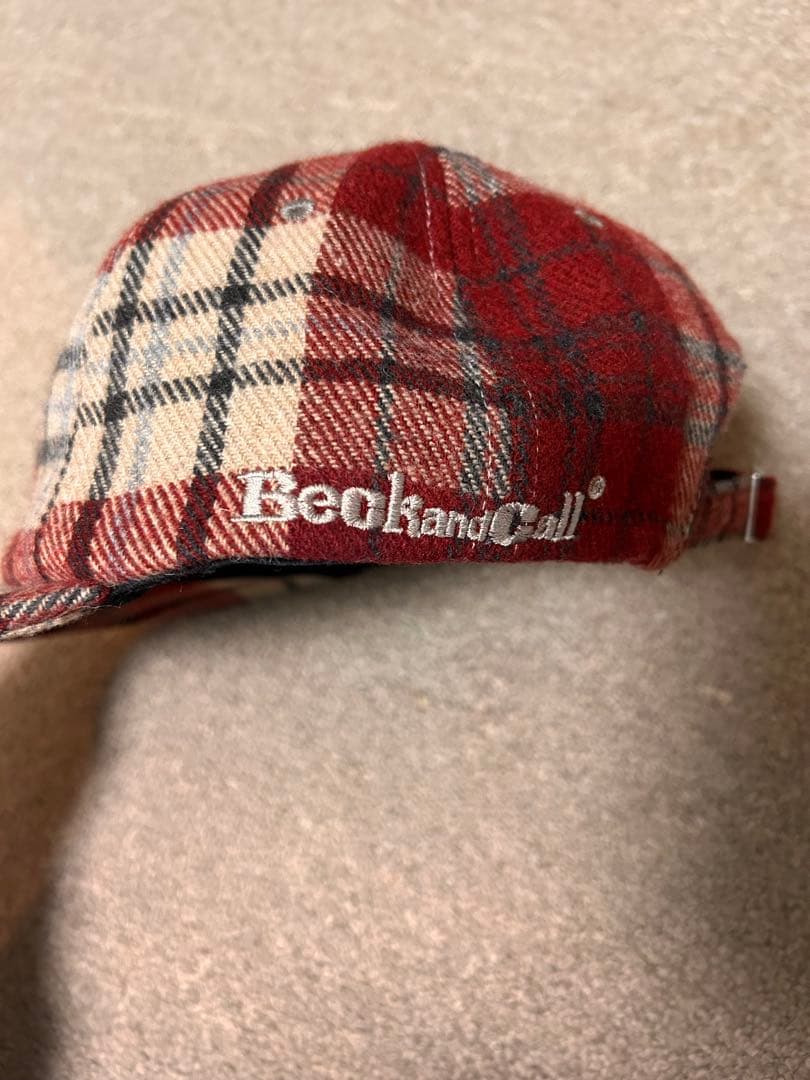 Beck and call B logo チェック柄キャップ - メルカリ