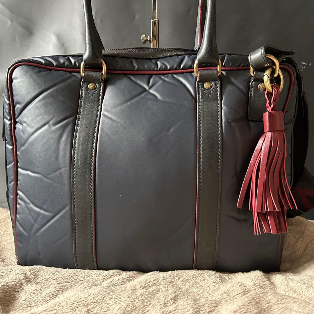 ハンティングワールド ビジネスバッグ ブリーフケース バチュークロス