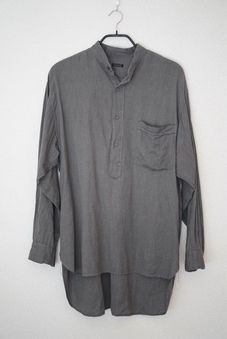 COMOLI ヨリ杢 プルオーバーシャツ size3