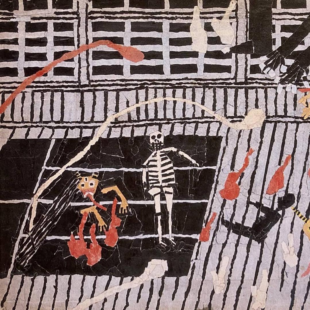 山下清、【お化け】、希少な額装用画集より、新品額装付、状態良好