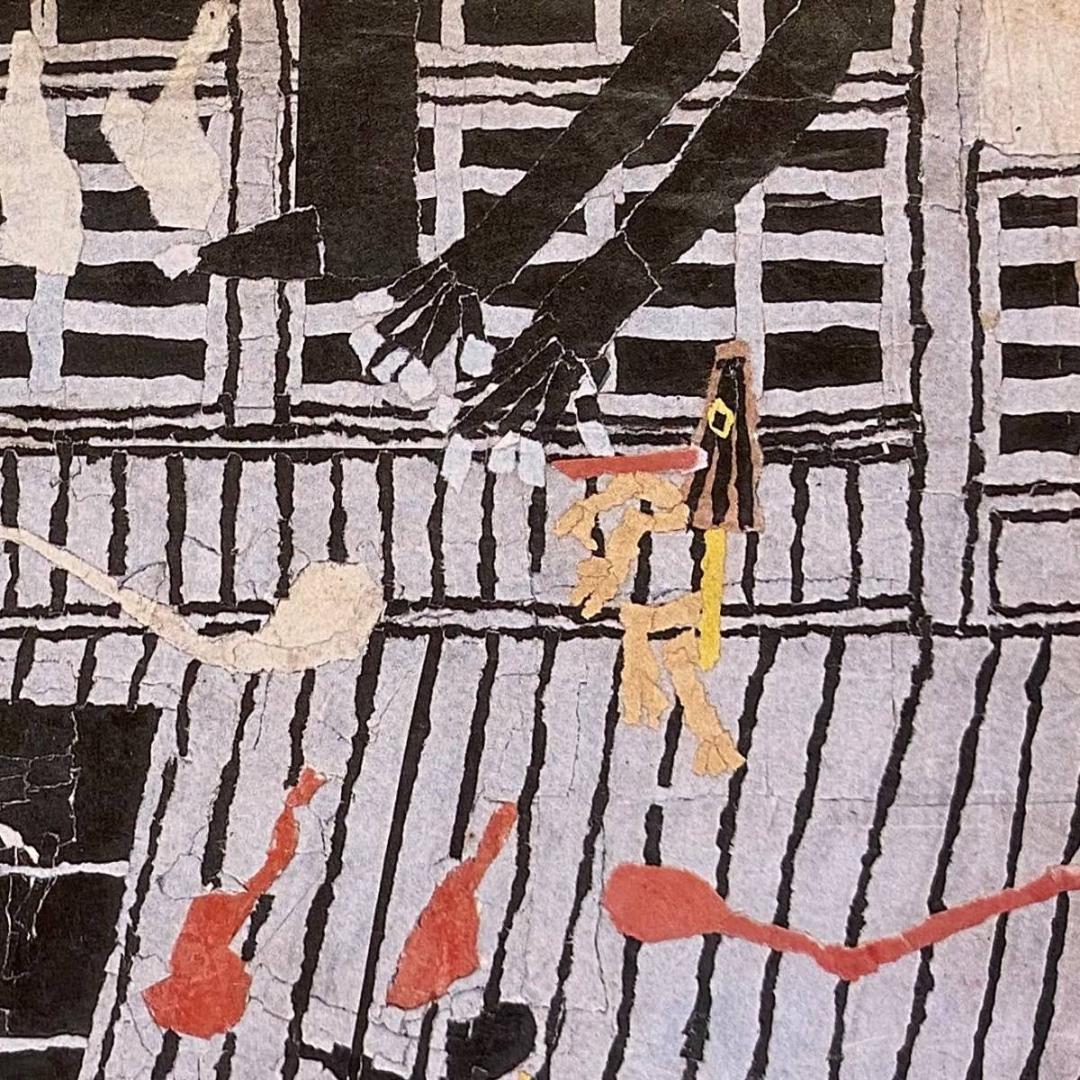 山下清、【お化け】、希少な額装用画集より、新品額装付、状態良好