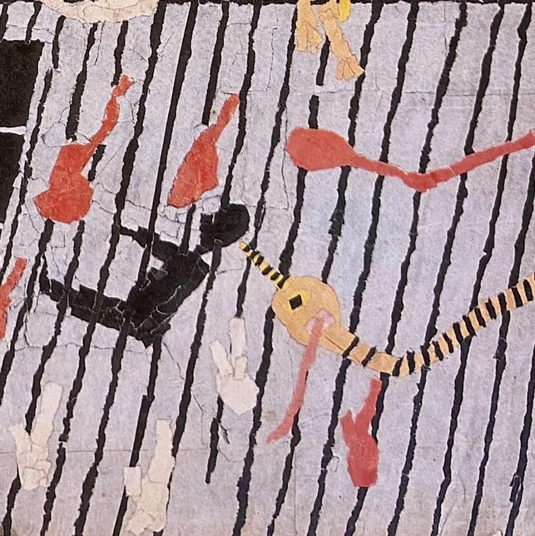 山下清、【お化け】、希少な額装用画集より、新品額装付、状態良好