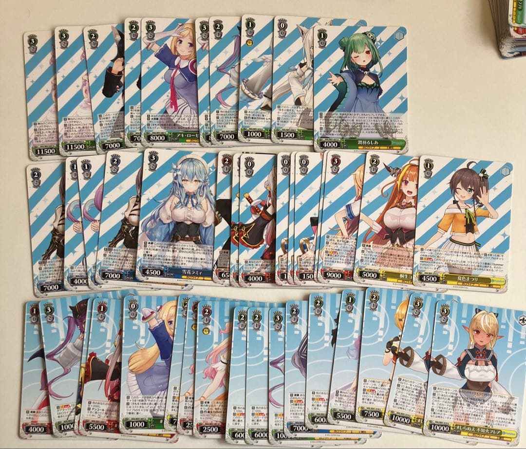ヴァイスシュヴァルツ ホロライブ ノーマルカード まとめ売り - メルカリ