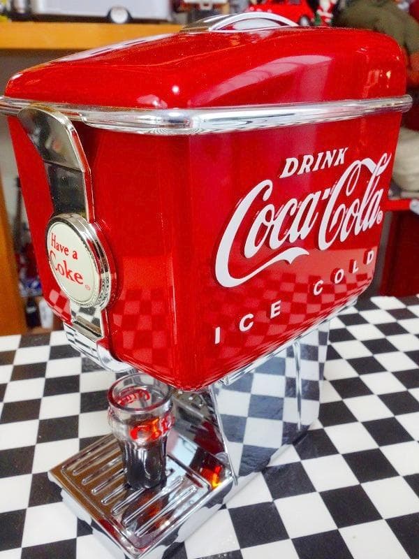 コカコーラ アメリカンダイナー ドリンクディスペンサー バンク Yahoo!オークション - ＃12684 【未使用】コカ・コーラ ファウンテンデ
