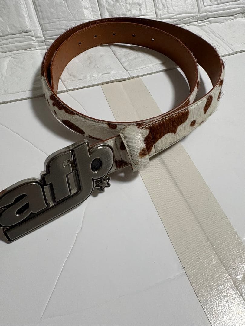 AFB ロゴベルト Logo Buckle belt - メルカリ
