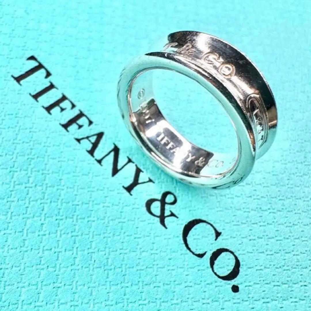 12号 ティファニー Tiffany ナロー リング SV925 シルバー Tiffany 1837 ティファニー 指輪 SV925 ナロー リング 8号