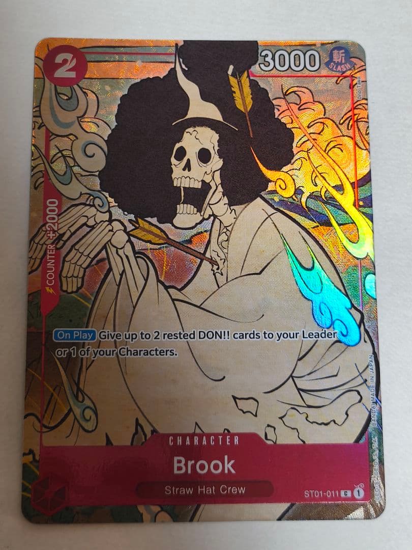 ワンピースカード　1stAnniversary　英語版　ブルック　プロモ