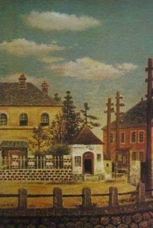 岡鹿之助、【橋】、希少な大判額装用画集より、美品、日本人画家、新品