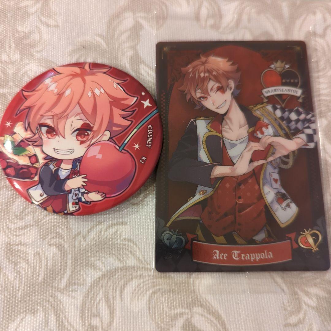 ツイステ エース・トラッポラ缶バッジ クリアカード - メルカリ