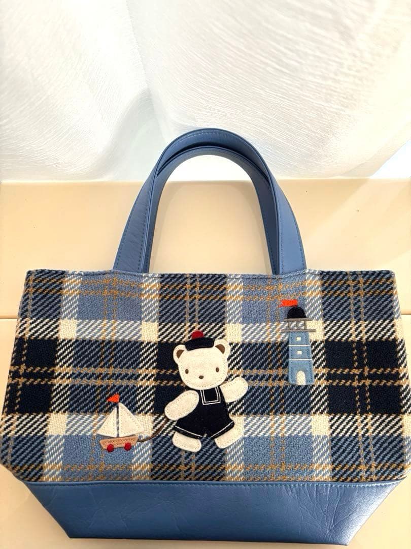 ファミリア　ファミリアショー　トートバッグ　デニムバッグ