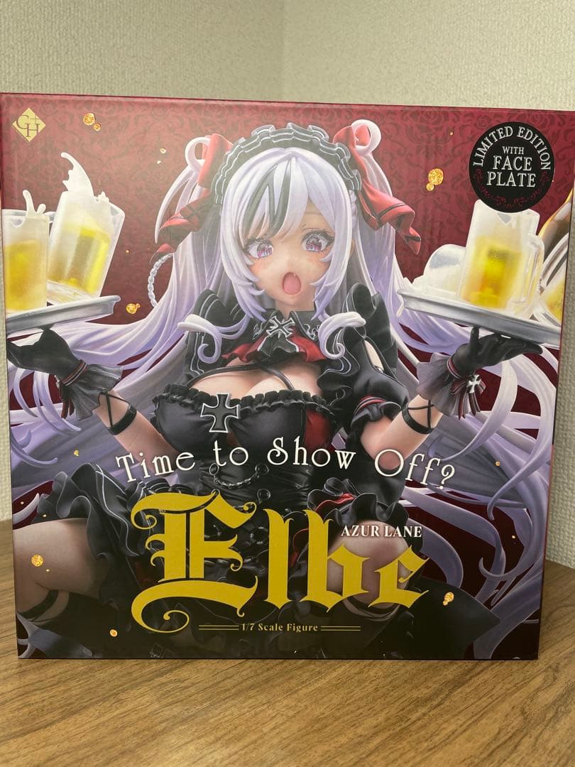 アズールレーン エルベ 見せ場訪れず? あみあみ限定版 1/7フィギュア あみあみ限定版】アズールレーン エルベ 見せ場訪れず？ 1/7 完成品