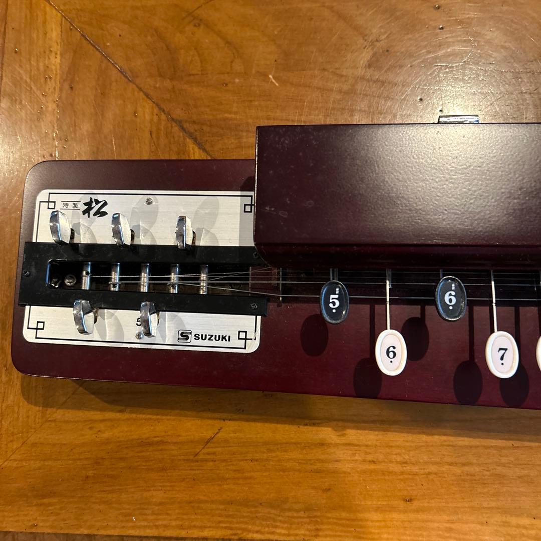 SUZUKI 大正琴 松13弦 和楽器 赤 - メルカリ
