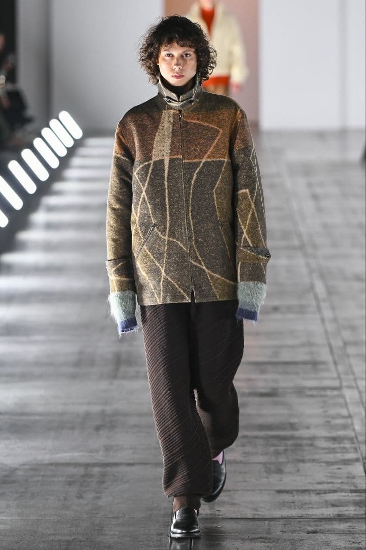 YOKE　23aw　 JACQUARD ZIP BLOUSON