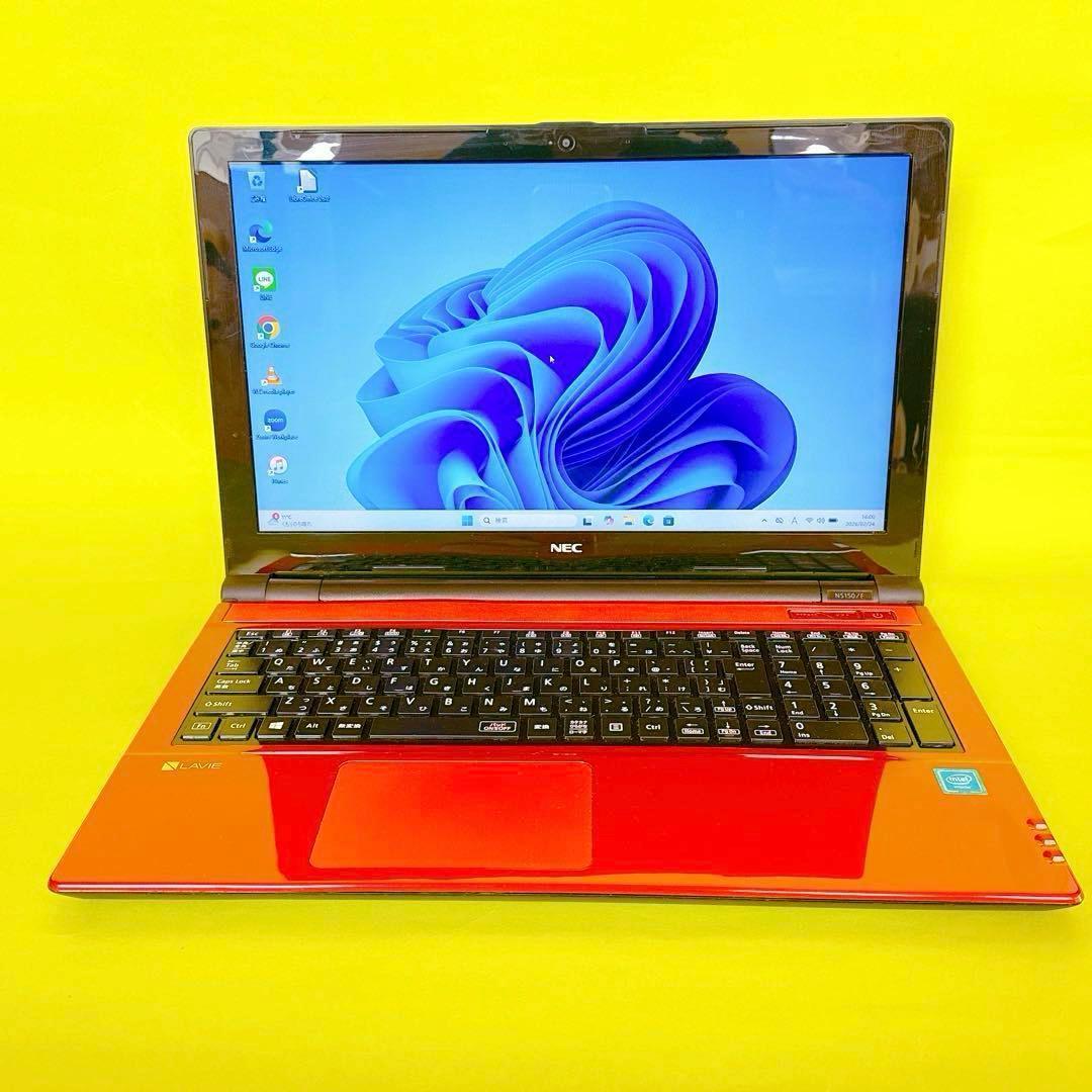 メモリ16GB⭐️新品SSD⭐️windows11ノートパソコン カメラオフィス