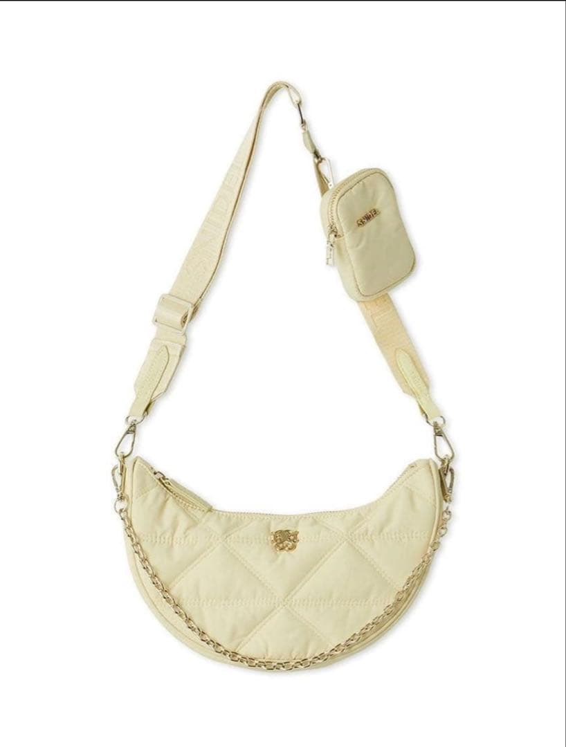 SNIDEL 【WEB限定】マルチウェイムーンバッグ　イエロー