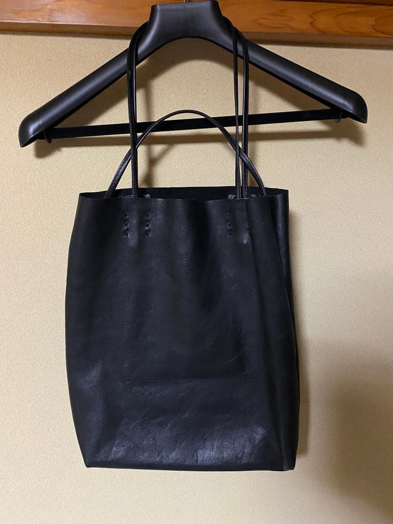 SLOW 黒 2wayレザートートバッグ