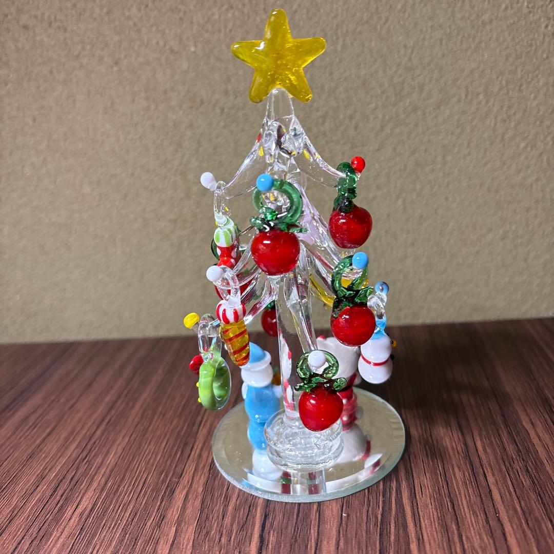 ハローキティ ガラスクリスマスツリー - メルカリ