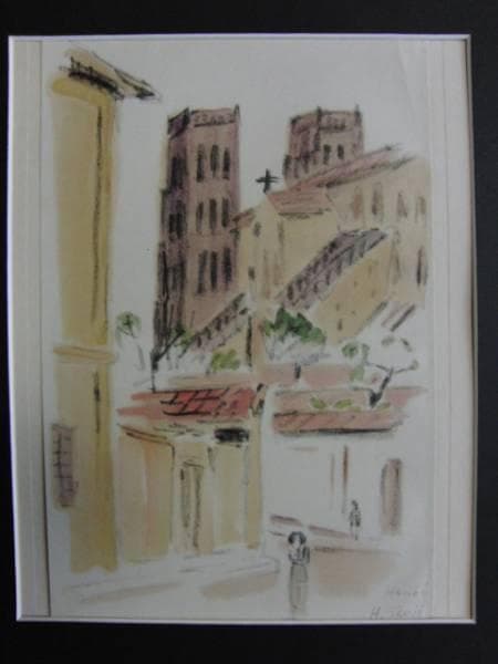 辻永、ハノイにて、希少、限定、画集より、状態良好、新品額付