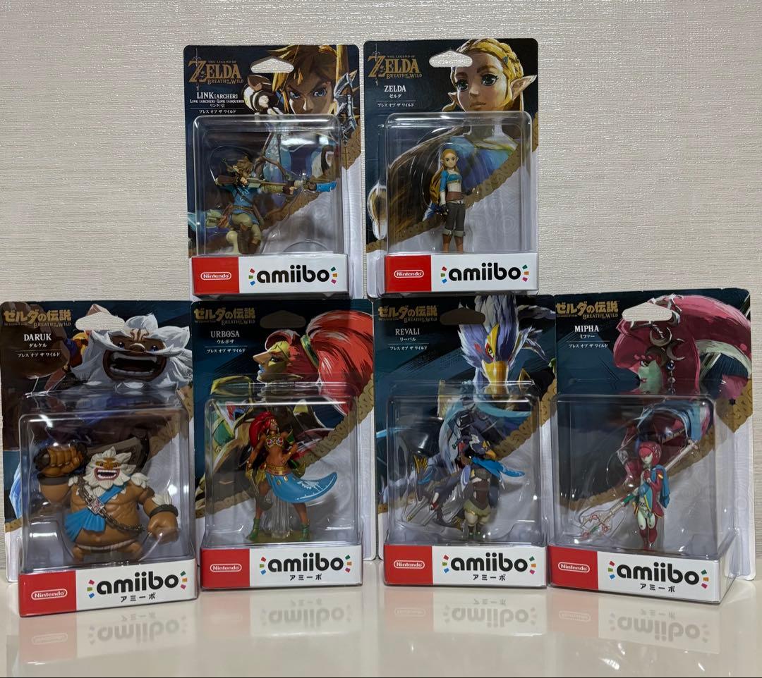 ゼルダの伝説　ブレスオブザワイルド　amiibo 四英傑　ゼルダ　リンク 楽天市場】任天堂 ゼルダの伝説シリーズ amiibo リンク（弓