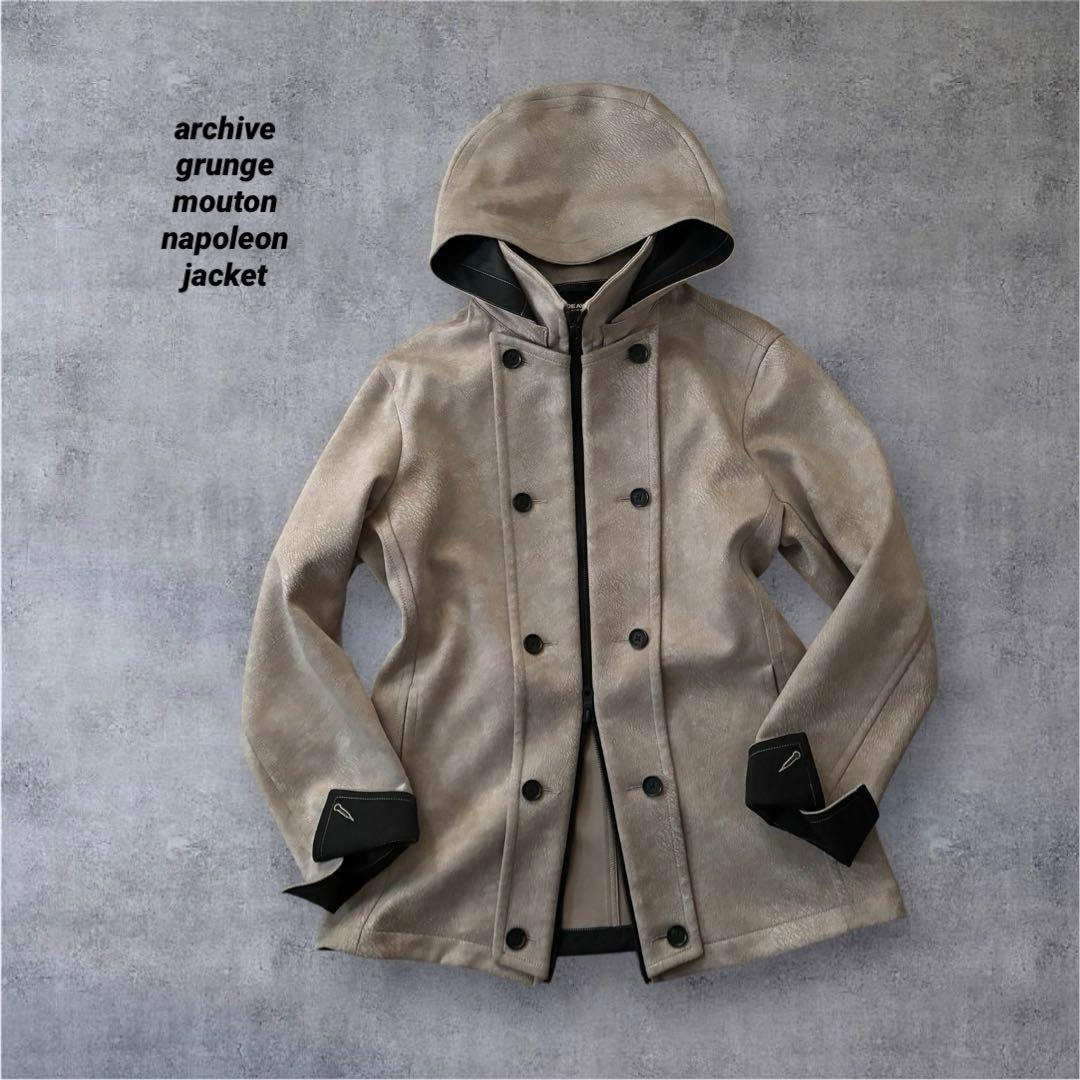 archive grunge napoleon jacket y2k 46 - メルカリ