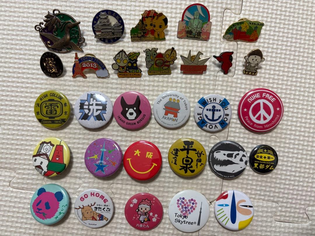 ご当地 ピンズ ピンバッチ 缶バッチ - メルカリ