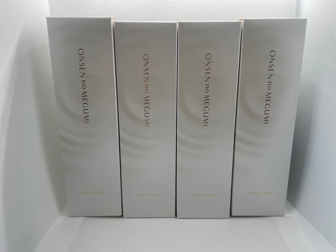 ★4個★クリームソープ★（洗顔フォーム）★イオン化粧品★温泉の恵み★しっとり★ イオン化粧品 クリームソープ 洗顔クリーム 120g 温泉の恵み 美容